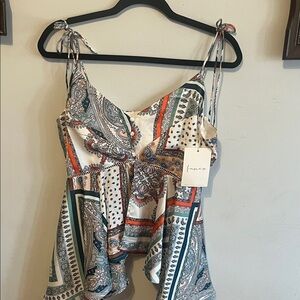 Multicolor Paisley Women's Blouse